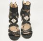 Jimmy Choo Pre-owned Suede sandals Black Dames - Thumbnail 3