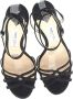 Jimmy Choo Pre-owned Suede sandals Black Dames - Thumbnail 2