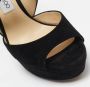 Jimmy Choo Pre-owned Suede sandals Black Dames - Thumbnail 6