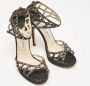 Jimmy Choo Pre-owned Suede sandals Black Dames - Thumbnail 2