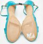 Jimmy Choo Pre-owned Suede sandals Blue Dames - Thumbnail 6