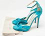 Jimmy Choo Pre-owned Suede sandals Blue Dames - Thumbnail 9