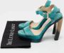 Jimmy Choo Pre-owned Suede sandals Blue Dames - Thumbnail 7