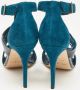 Jimmy Choo Pre-owned Suede sandals Blue Dames - Thumbnail 3