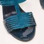 Jimmy Choo Pre-owned Suede sandals Blue Dames - Thumbnail 5