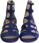 Jimmy Choo Pre-owned Suede sandals Blue Dames - Thumbnail 2