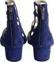 Jimmy Choo Pre-owned Suede sandals Blue Dames - Thumbnail 4