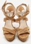 Jimmy Choo Pre-owned Suede sandals Brown Dames - Thumbnail 3