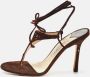 Jimmy Choo Pre-owned Suede sandals Brown Dames - Thumbnail 2