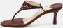 Jimmy Choo Pre-owned Suede sandals Brown Dames - Thumbnail 2