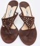 Jimmy Choo Pre-owned Suede sandals Brown Dames - Thumbnail 3