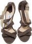 Jimmy Choo Pre-owned Suede sandals Brown Dames - Thumbnail 2