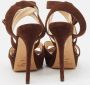 Jimmy Choo Pre-owned Suede sandals Brown Dames - Thumbnail 5