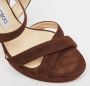 Jimmy Choo Pre-owned Suede sandals Brown Dames - Thumbnail 7