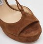 Jimmy Choo Pre-owned Suede sandals Brown Dames - Thumbnail 7