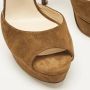 Jimmy Choo Pre-owned Suede sandals Green Dames - Thumbnail 6