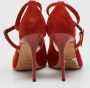 Jimmy Choo Pre-owned Suede sandals Orange Dames - Thumbnail 5