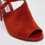 Jimmy Choo Pre-owned Suede sandals Orange Dames - Thumbnail 7