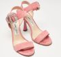 Jimmy Choo Pre-owned Suede sandals Pink Dames - Thumbnail 4