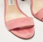 Jimmy Choo Pre-owned Suede sandals Pink Dames - Thumbnail 7