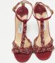 Jimmy Choo Pre-owned Suede sandals Pink Dames - Thumbnail 2