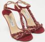 Jimmy Choo Pre-owned Suede sandals Pink Dames - Thumbnail 3