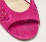 Jimmy Choo Pre-owned Suede sandals Purple Dames - Thumbnail 7