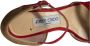 Jimmy Choo Pre-owned Suede sandals Red Dames - Thumbnail 7