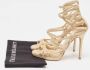 Jimmy Choo Pre-owned Suede sandals Yellow Dames - Thumbnail 9