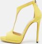 Jimmy Choo Pre-owned Suede sandals Yellow Dames - Thumbnail 2