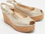 Jimmy Choo Pre-owned Suede sandals Yellow Dames - Thumbnail 3