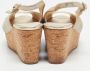 Jimmy Choo Pre-owned Suede sandals Yellow Dames - Thumbnail 4