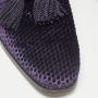 Jimmy Choo Pre-owned Velvet flats Purple Heren - Thumbnail 6