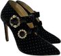 Jimmy Choo Pre-owned Velvet heels Black Dames - Thumbnail 3