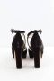 Jimmy Choo Pre-owned Velvet heels Black Dames - Thumbnail 2