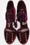 Jimmy Choo Pre-owned Velvet heels Red Dames - Thumbnail 3