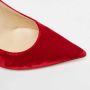 Jimmy Choo Pre-owned Velvet heels Red Dames - Thumbnail 7