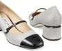 Jimmy Choo Zwarte Glitter Pumps met Faux-Parel Versiering Gray Dames - Thumbnail 2