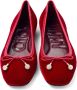 Jimmy Choo Robijnrode Ballet Platte Schoenen Red Dames - Thumbnail 4