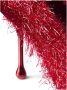 Jimmy Choo Rode Faux-Fur Instap Hakken Red Dames - Thumbnail 4