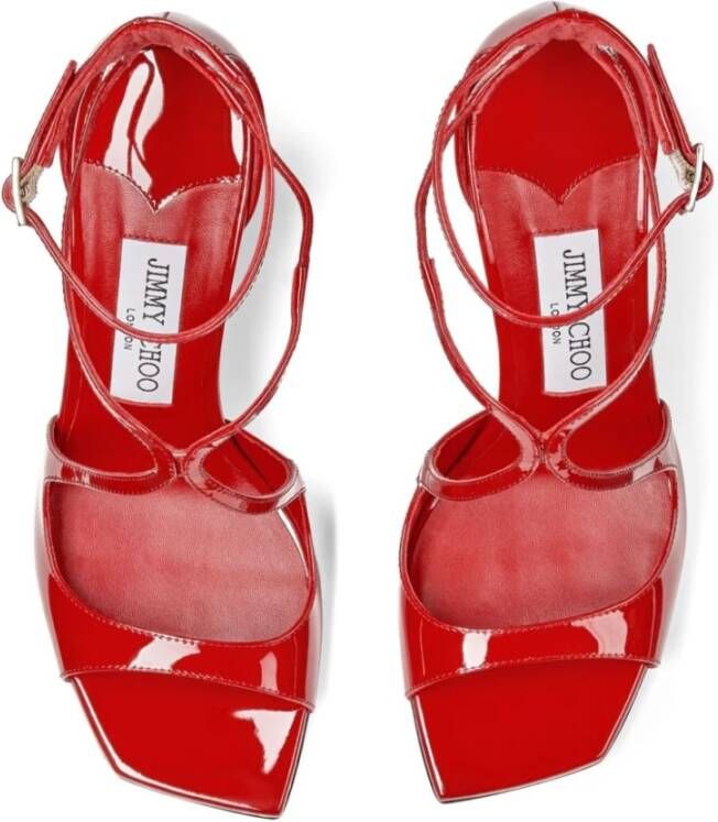 Jimmy Choo Rode Sandalen voor Vrouwen Red Dames