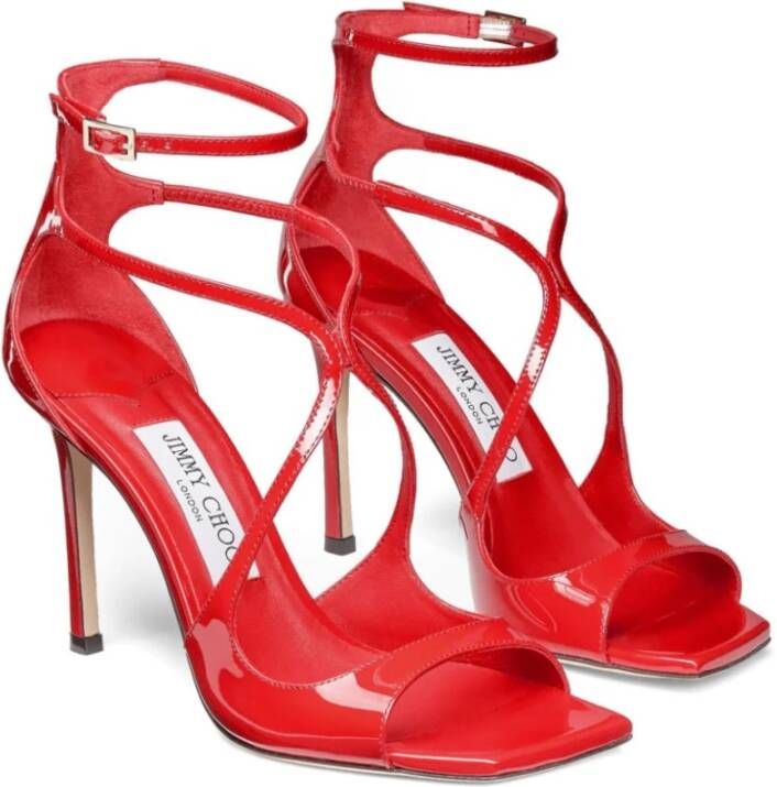 Jimmy Choo Rode Sandalen voor Vrouwen Red Dames