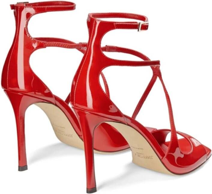 Jimmy Choo Rode Sandalen voor Vrouwen Red Dames