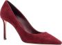 Jimmy Choo Rode Suède Stiletto Hakken Pumps Red Dames - Thumbnail 2