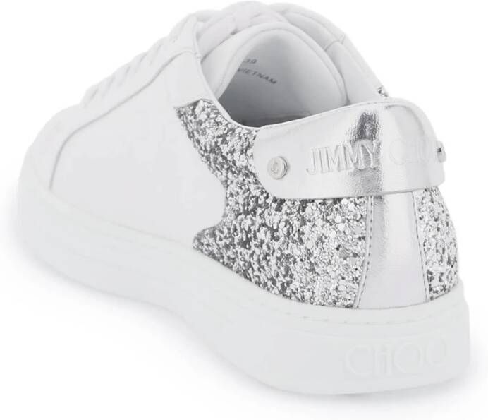 Jimmy Choo Luxe Rome Sneakers voor Vrouwen White Dames