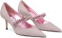 Jimmy Choo Roze Glitter Kristal Hak Schoenen Pink Dames - Thumbnail 3