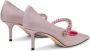 Jimmy Choo Roze Glitter Kristal Hak Schoenen Pink Dames - Thumbnail 4