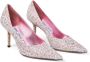 Jimmy Choo Roze Glitter Puntige Neus Stiletto's Pink Dames - Thumbnail 5