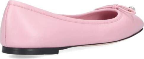 Jimmy Choo Roze Platte Schoenen Elegant Stijl Pink Dames