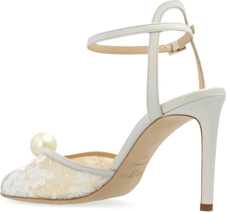 Jimmy Choo Sacora High Heel Sandalen Beige Dames